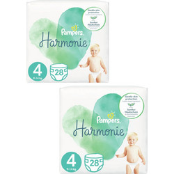 Pampers Harmonie Πάνες No4 9-14kg 2x28τμχ