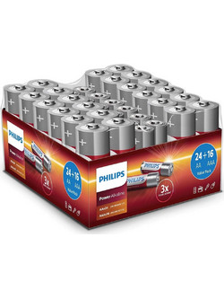 Philips Power Alkaline (16xAAA & 24xAA) 40τμχ