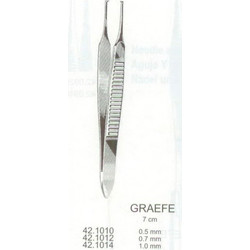 Λαβίδα οφθαλμολογική Graefe Hilbro 0.5mm 1x2 7cm