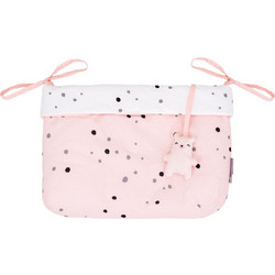 Καλάθι πάνας με κορδέλες Kikka Boo Bear with me Pink