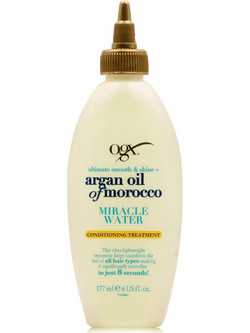 OGX Argan of Morocco Miracle Water Silk Μαλλιών για Φριζάρισμα 177ml