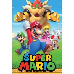 Αφίσα Character Montage - Super Mario (91.5 x 61 cm)