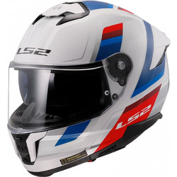 LS2 FF808 Stream II Vintage White Blue Red Κράνος Μηχανής Full Face 1550gr
