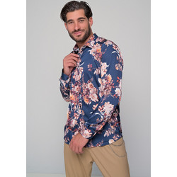 Ben Tailor Voyage Ben Ανδρικό Πουκάμισο Φλοράλ Μακρυμάνικο