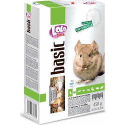 Lolo Pets Foody Premium for Chinchilla 450gr