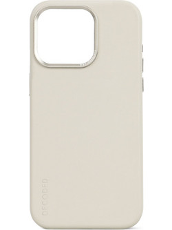 Decoded Leather Back Cover Clay (iPhone 15 Pro)