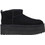 UGG Classic Ultra Mini Platform Γυναικεία Μποτάκια Πλατφόρμα Suede Μαύρα με Γούνα 1135092-BLK