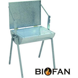 Biofan Γαλβανιζέ Ψησταριά Κάρβουνου με Σούβλα Επιφάνειας 51x37cm 10494
