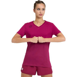Arena Team Panel Γυναικείο Αθλητικό T-Shirt Φούξια 004892-990