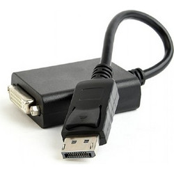 Cablexpert DisplayPort v.1.2 to Dual-Link DVI adapter cable black A-DPM-DVIF-03