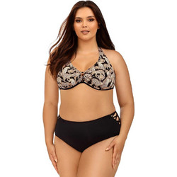 Lorin Bikini Set με Ενίσχυση Ψηλόμεσο Μαύρο L-1205