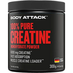Body Attack 100% Pure Creatine Monohydrate 300gr