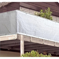 Σκίαστρο για το μπαλκόνι ή την βεράντα σε λευκό χρώμα με σετ δεματικά, 500x90 cm - Germa Shape Up Camisol