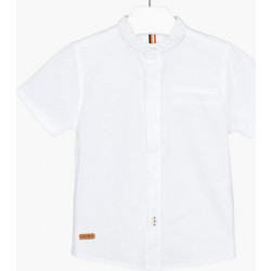 Losan Πουκάμισο Ss Linen Shirt 317-3791AL-041 Λευκό Αγόρι