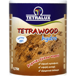 Tetralux Tetrawood Hydro Βερνίκι Επιφάνειας Ξύλου Νερού Satin 2.5lt