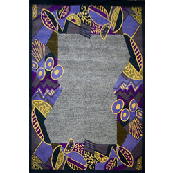 Sprintzio Χαλί 133x190 Tappeto 004 Grey-Purple