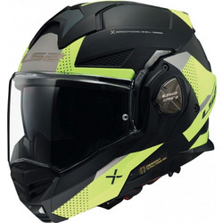 LS2 FF901 Advant Oblivion Matt Black / Yellow Κράνος Μηχανής Crossover / Modular 1600gr