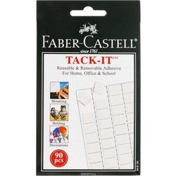Faber Castell Tack-It Αυτοκόλλητα πλαστελίνης λευκό 50gr 589150