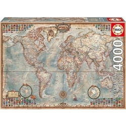 Puzzle Educa Historic World Map 4000 Κομμάτια