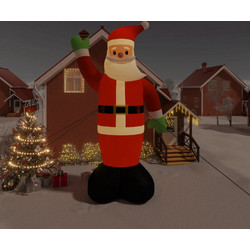 Άγιος Βασίλης Φουσκωτός Χριστουγεννιάτικος με LED 820 εκ. 345272