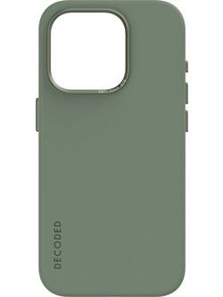 Decoded AntiMicrobial Silicone Back Cover Sage Leaf (iPhone 15 Pro)