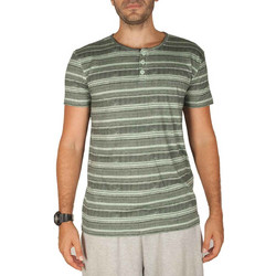 Sublevel Striped T-shirt Light Green Z21227-LGN