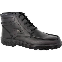 Boxer 01550 Ανδρικά Μποτάκια Δερμάτινα Μαύρα 15-011