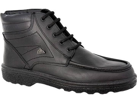 Boxer 01550 Ανδρικά Μποτάκια Δερμάτινα Μαύρα 15-011