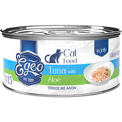Egeo Pet Food Adult Grain Free with Tuna & Aloe in Jelly 85gr