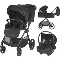 Smart Baby Lissia Καρότσι Μωρού 3 σε 1 Anthracite