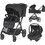 Smart Baby Lissia Καρότσι Μωρού 3 σε 1 Anthracite