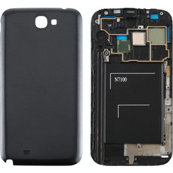 For Galaxy Note II / N7100 High Qualiay Full Housing Chassis (LCD Frame Bezel + Back Cover) (Black) (OEM)