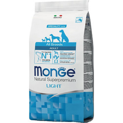 Monge Adult Light Salmon & Rice 12kg