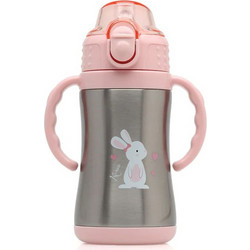 Kiokids Θερμός με Λαβές Lovely Bunny 280ml