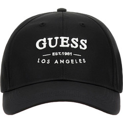 Guess Καπέλο Jockey Υφασμάτινο Μαύρο AM5023POL01-BLA