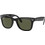 Ray-Ban RB4105 601/58 Ανδρικά Γυαλιά Ηλίου Τετράγωνα Κοκάλινα Μαύρα με Μαύρο Polarized Φακό
