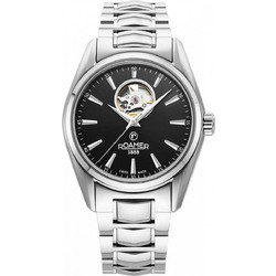 Roamer Searock Ανδρικό Ρολόι Αυτόματο με Ασημί Μεταλλικό Μπρασελέ R984985418520