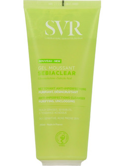 SVR Sebiaclear Αφρός Καθαρισμού Προσώπου 200ml