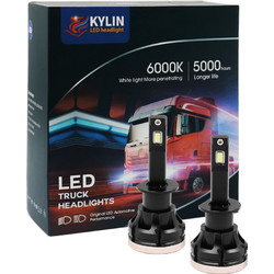 Led Λάμπες Αυτοκινήτου - Φορτηγού H1 12V-24V CANBUS 80W 6500K 8000LM 2 X 40W D9K-H1
