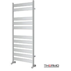 Thermo Largo Πετσετοκρεμάστρα Μπάνιου Καλοριφέρ 1200x500mm 514kcal/h Ασημί