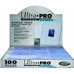 Ultra PRO - Silver Series 11-Hole Album Pages (9-Pocket)