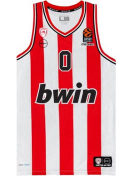 GSA Thomas Walkup Olympiacos Home 2023/24 Φανέλα Μπάσκετ 1747142