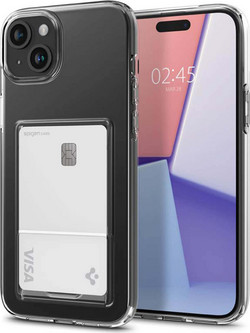 Spigen Crystal Slot Back Cover Transparent (iPhone 15 Plus)