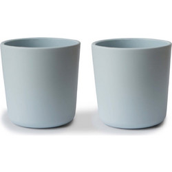 Mushie Ποτήρι Powder Blue 225ml 2τμχ