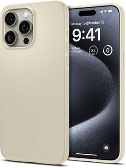 Spigen Thin Fit Back Cover Mute Beige (iPhone 15 Pro)
