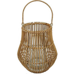 Φανάρι διακοσμητικό boho rattan O15/20xΥ37εκ