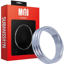 Moi Amsterdam Mr. 3 Times 50 Stainless Steel Cock Ring 50mm Δαχτυλίδι Πέους Μεταλλικό 5cm Ασημί