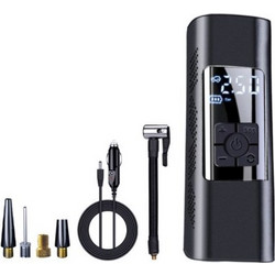 For Car Bicycles Motorcycle Balls Portable Electric 140PSI Tire Inflator Air Pump - Black / 2721 / Plug