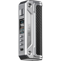 Lost Vape Thelema Solo 100W Box Mod Silver-Carbon Fiber