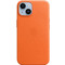 Apple Leather Case with MagSafe Orange (iPhone 14)